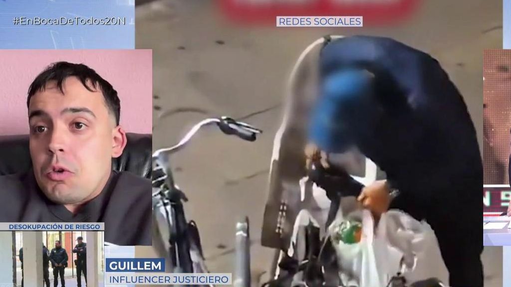 Un vecino de Barcelona graba el robo de su bicicleta: “¿Quieres que te ayude?”