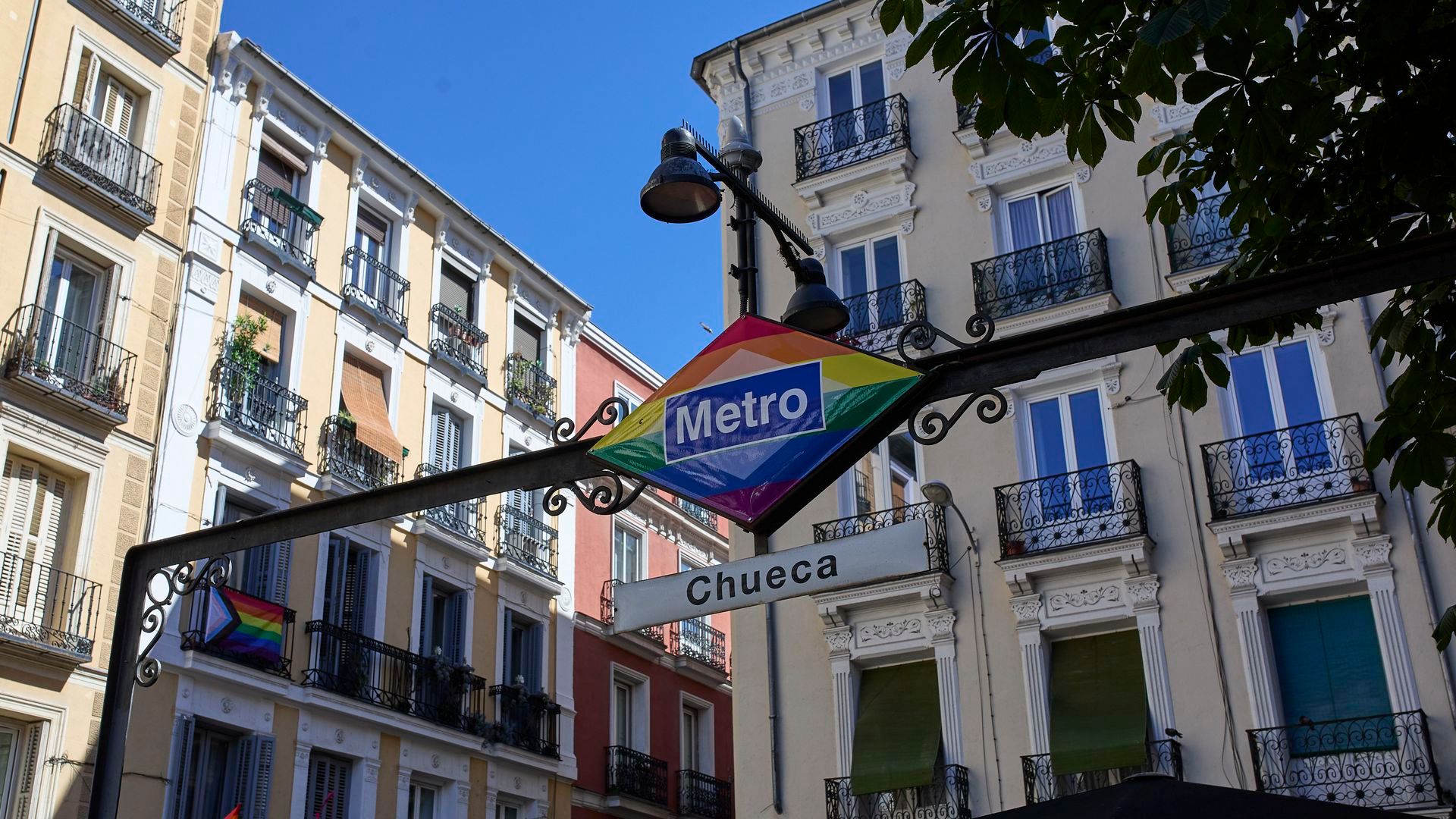 Zona del barrio de Chueca, en Madrid