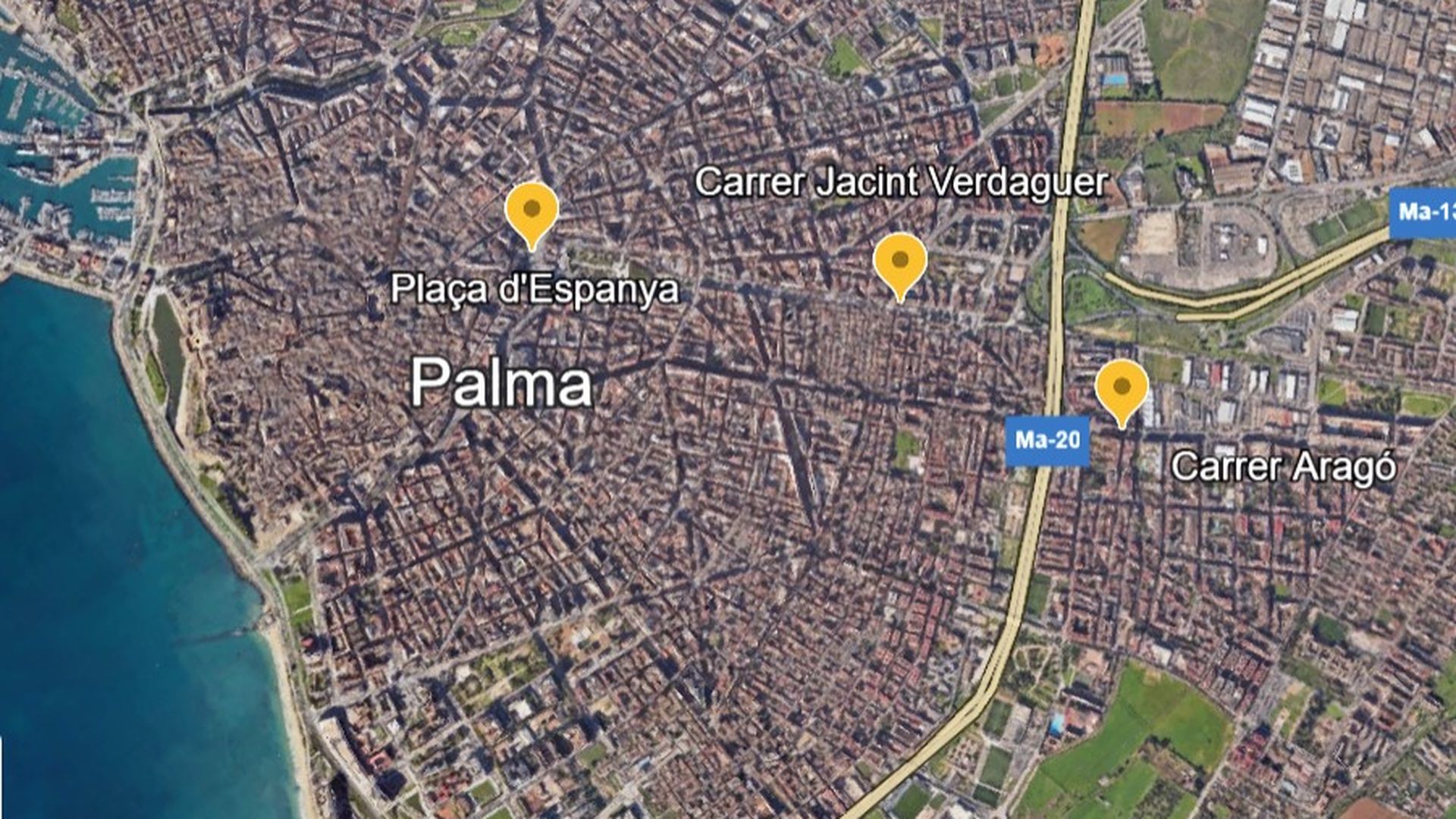 Zona en la que desapareció Andrés Peña Santa