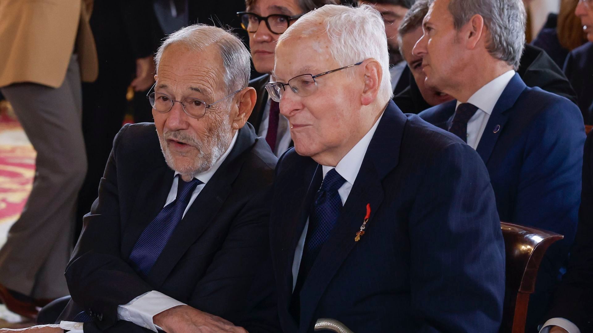 El exalto Representante de la UE Javier Solana, durante el acto de conmemoración del 50 aniversario de restauración de la monarquía