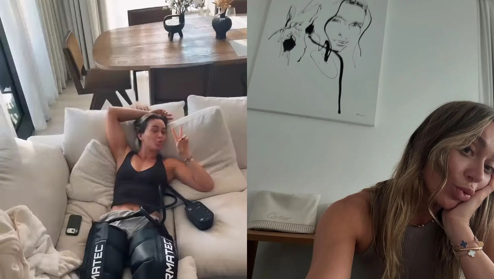 El salón de Paula Badosa en Dubái