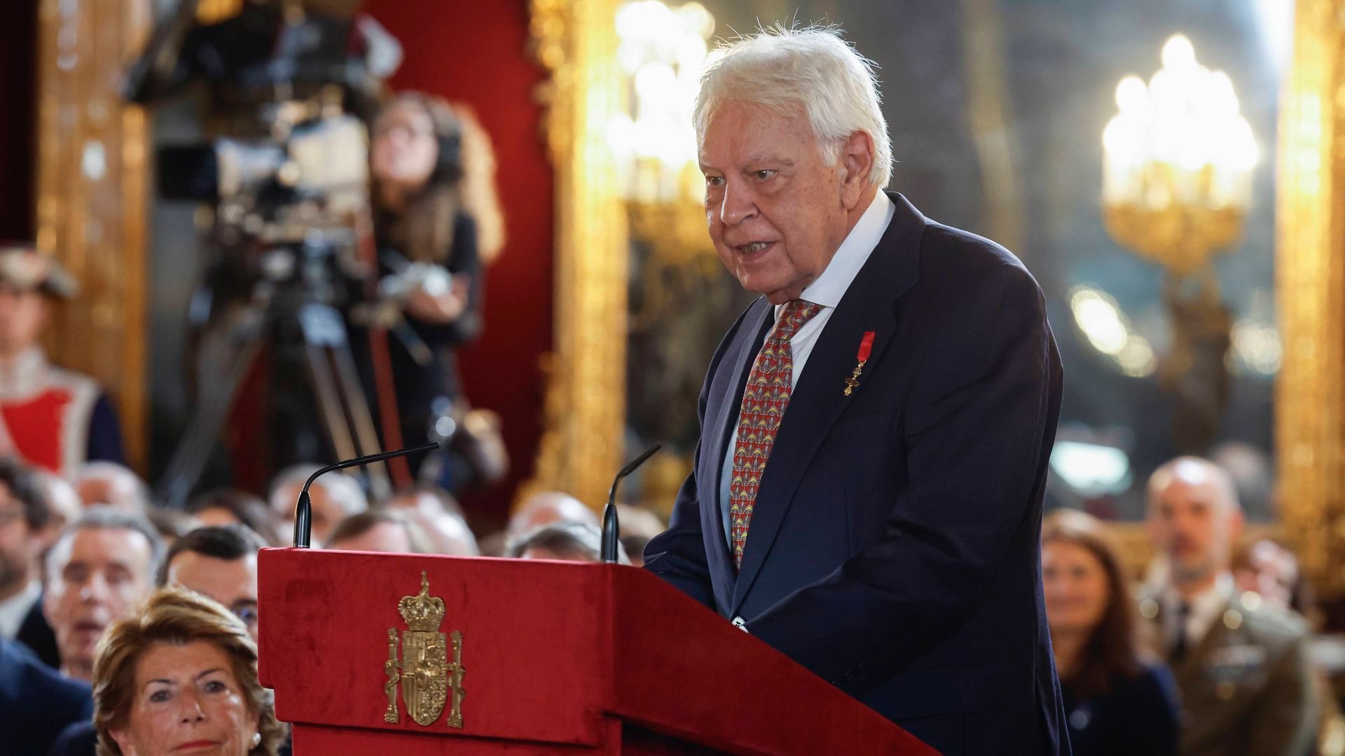 Felipe González, en su discurso