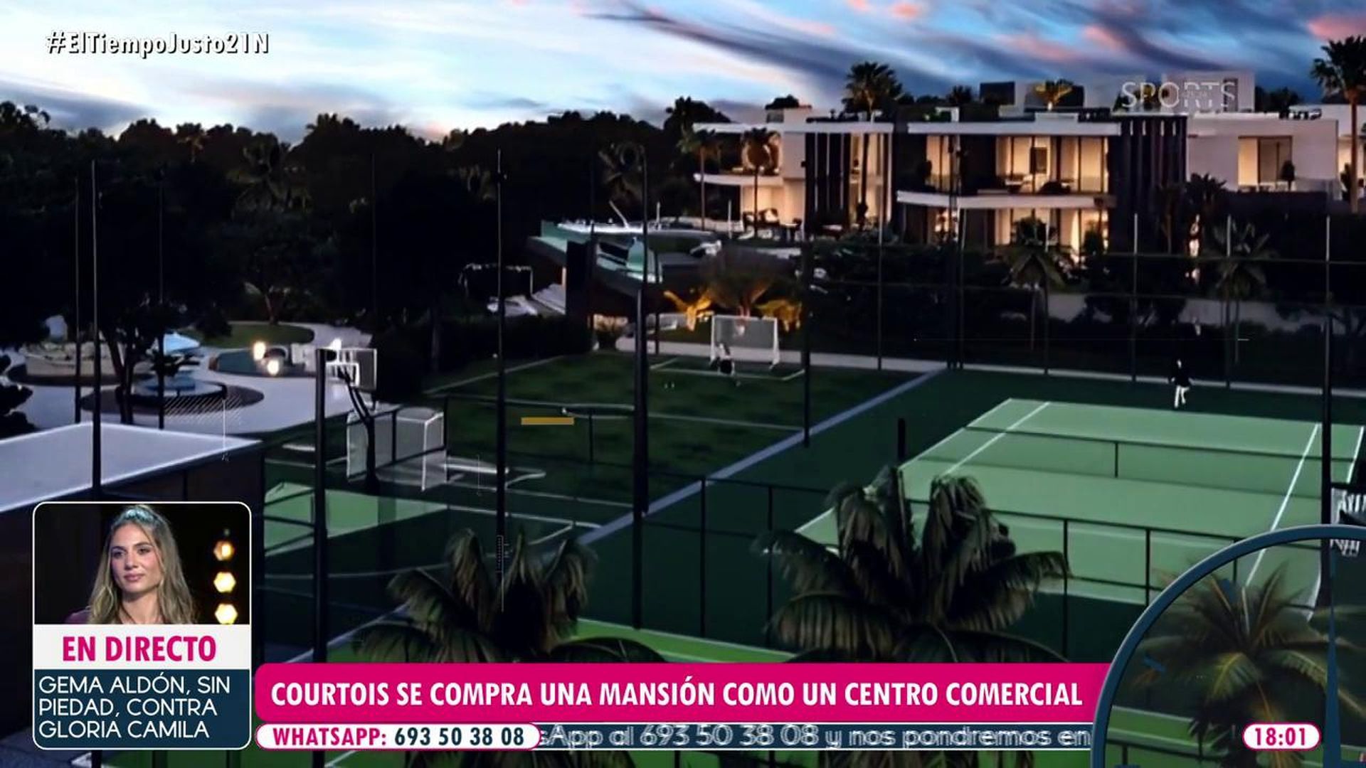 La faraónica casa de Courtois