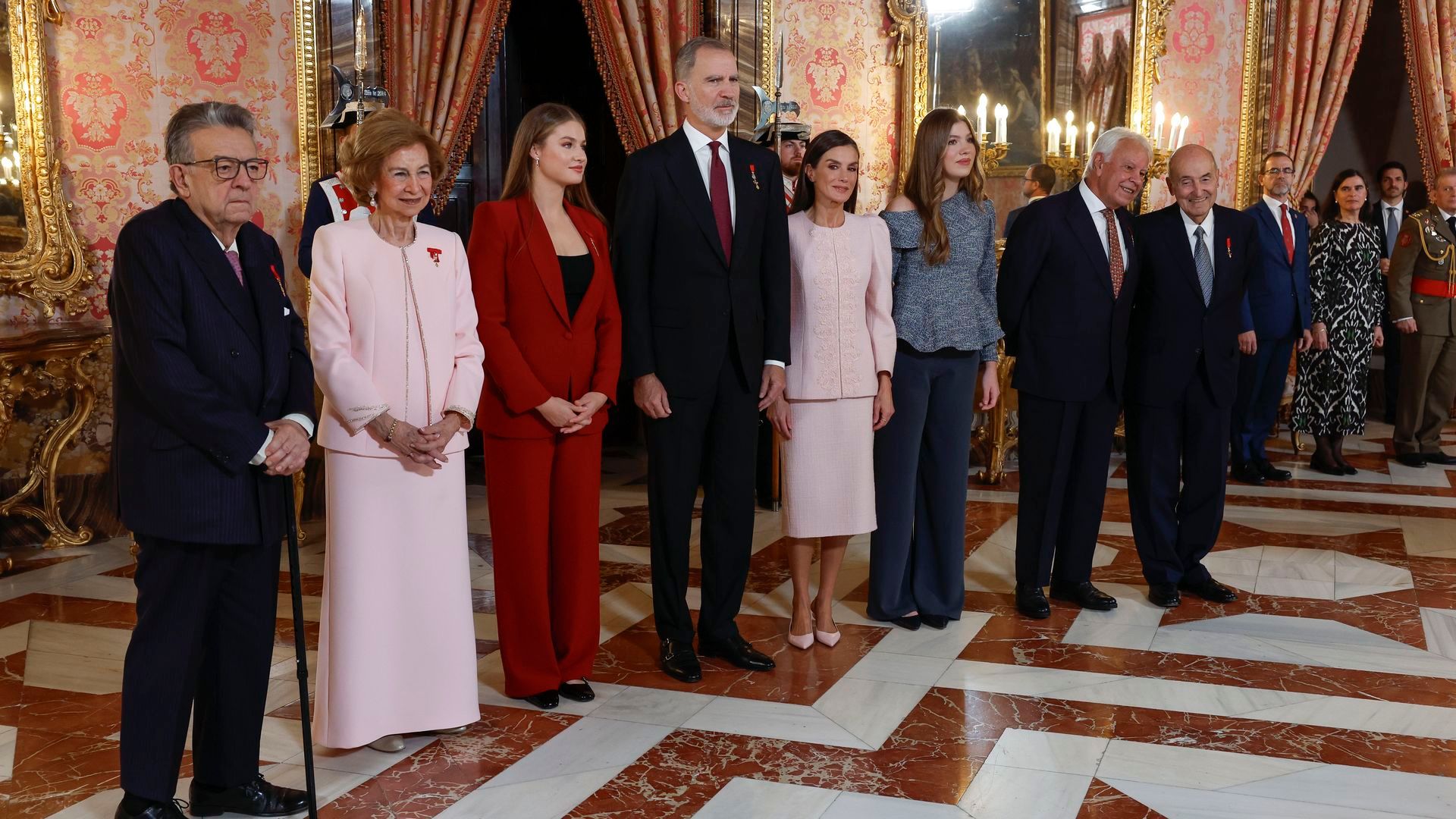 La foto de familia en la ceremonia del Toisón de Oro
