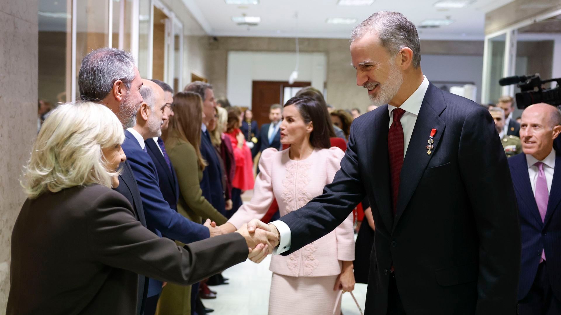 La llegada de la Familia Real al Congreso de los Diputados