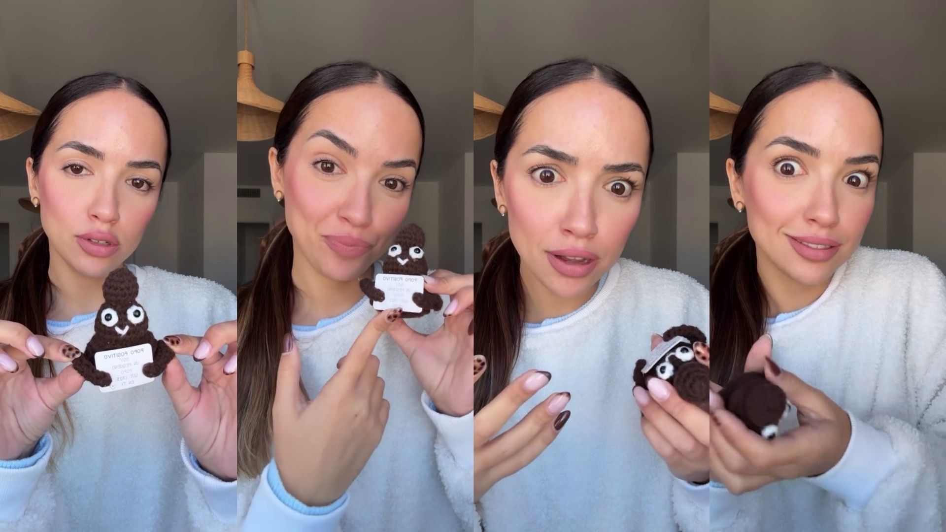 Lucía Sánchez enseña el insólito regalo de su hija