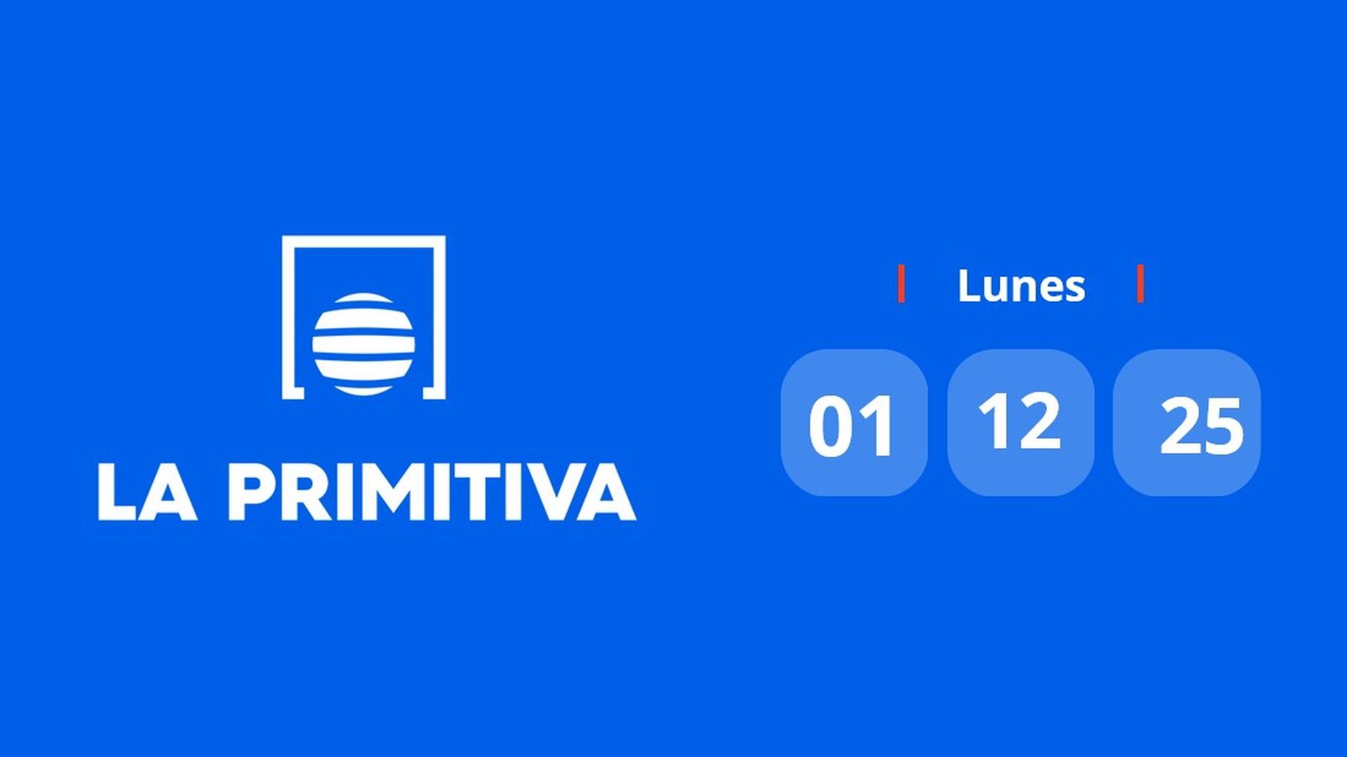 Primitiva lunes 1 de diciembre 2025