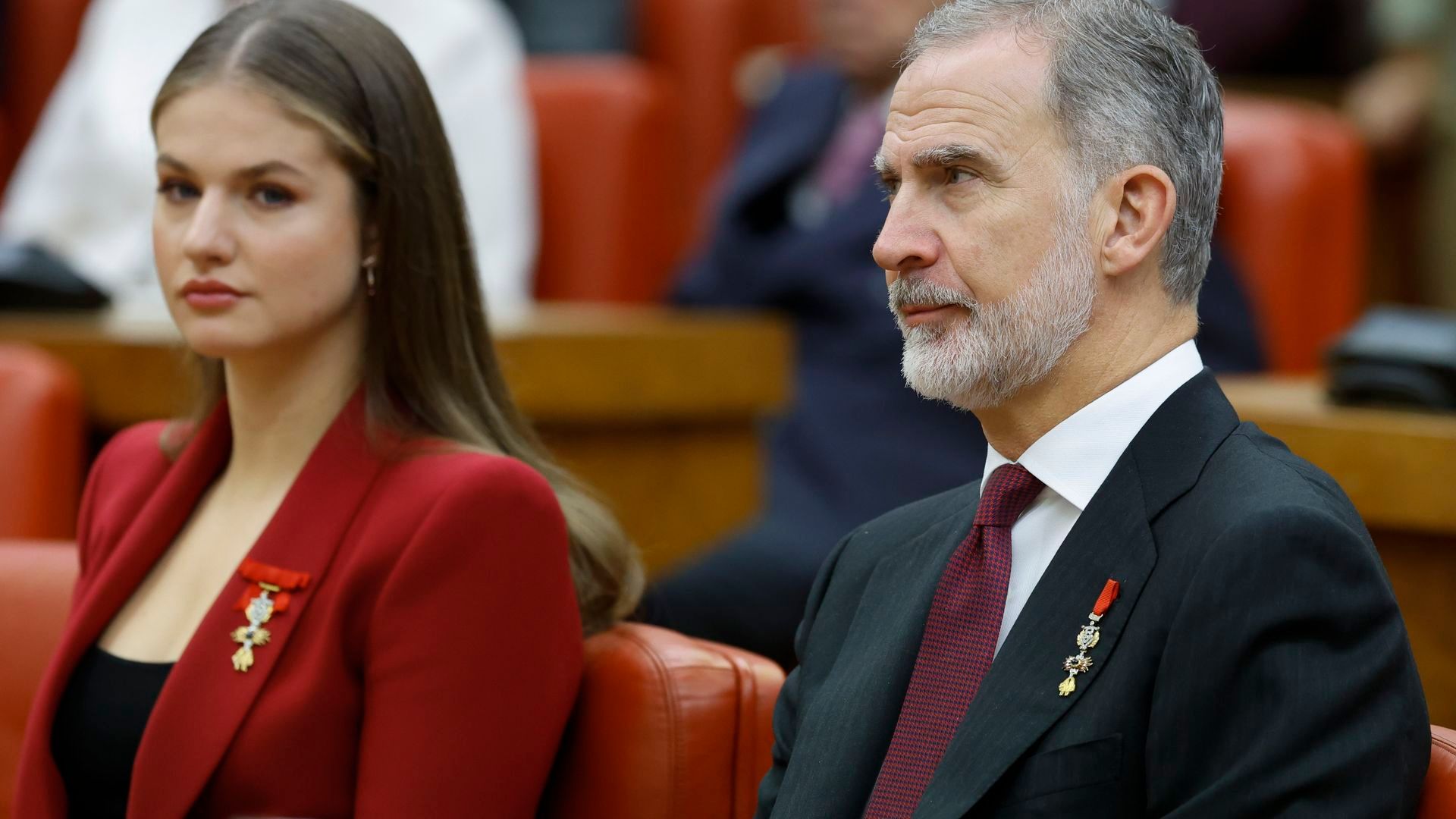 Rey Felipe, junto a la princesa Leonor