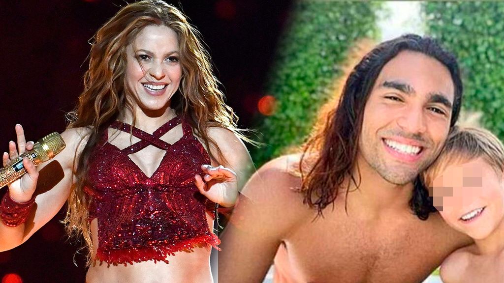 Shakira, su sobrino Tarik y su hijo Milan