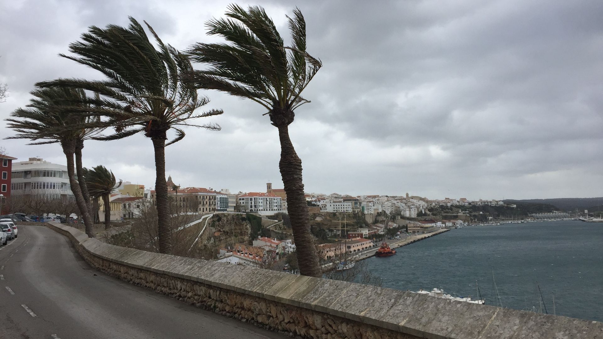 Temporal en Menorca