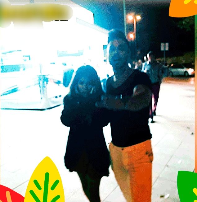 Toni Casetas e Isa Pantoja en la feria