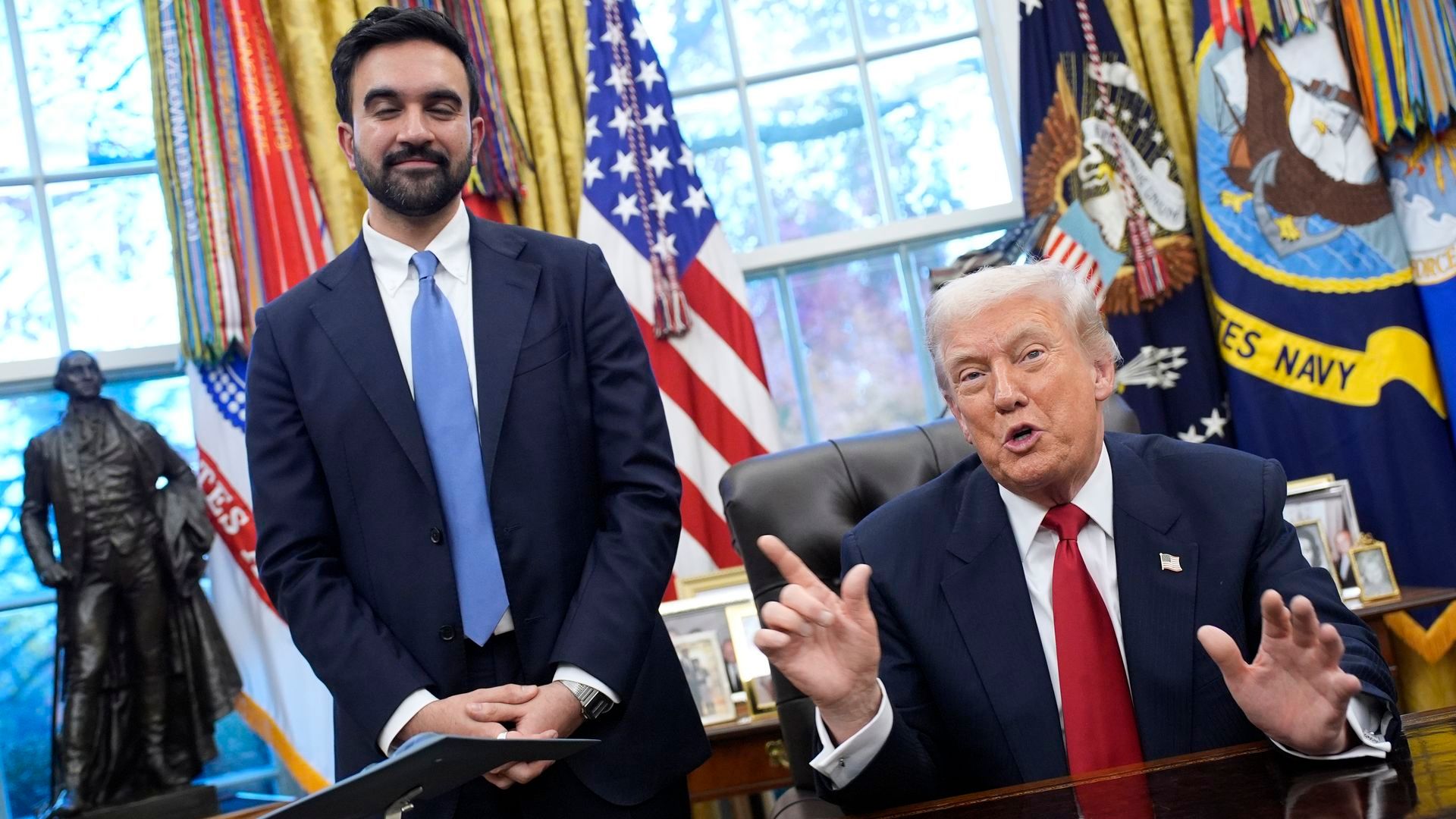 Zohran Mamdani y Donald Trump