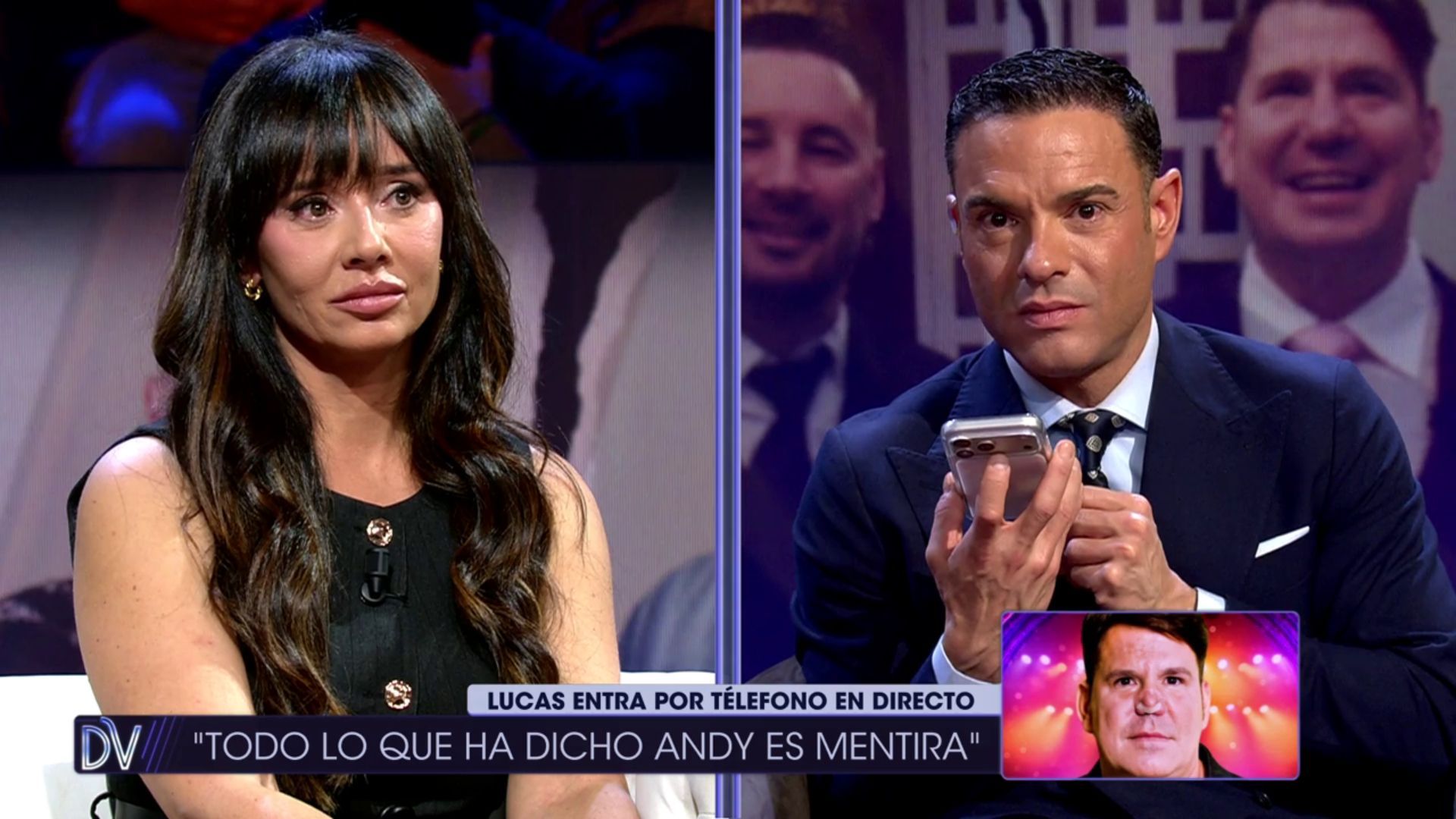 Lucas de 'Andy y Lucas' conecta en directo para defender a su mujer