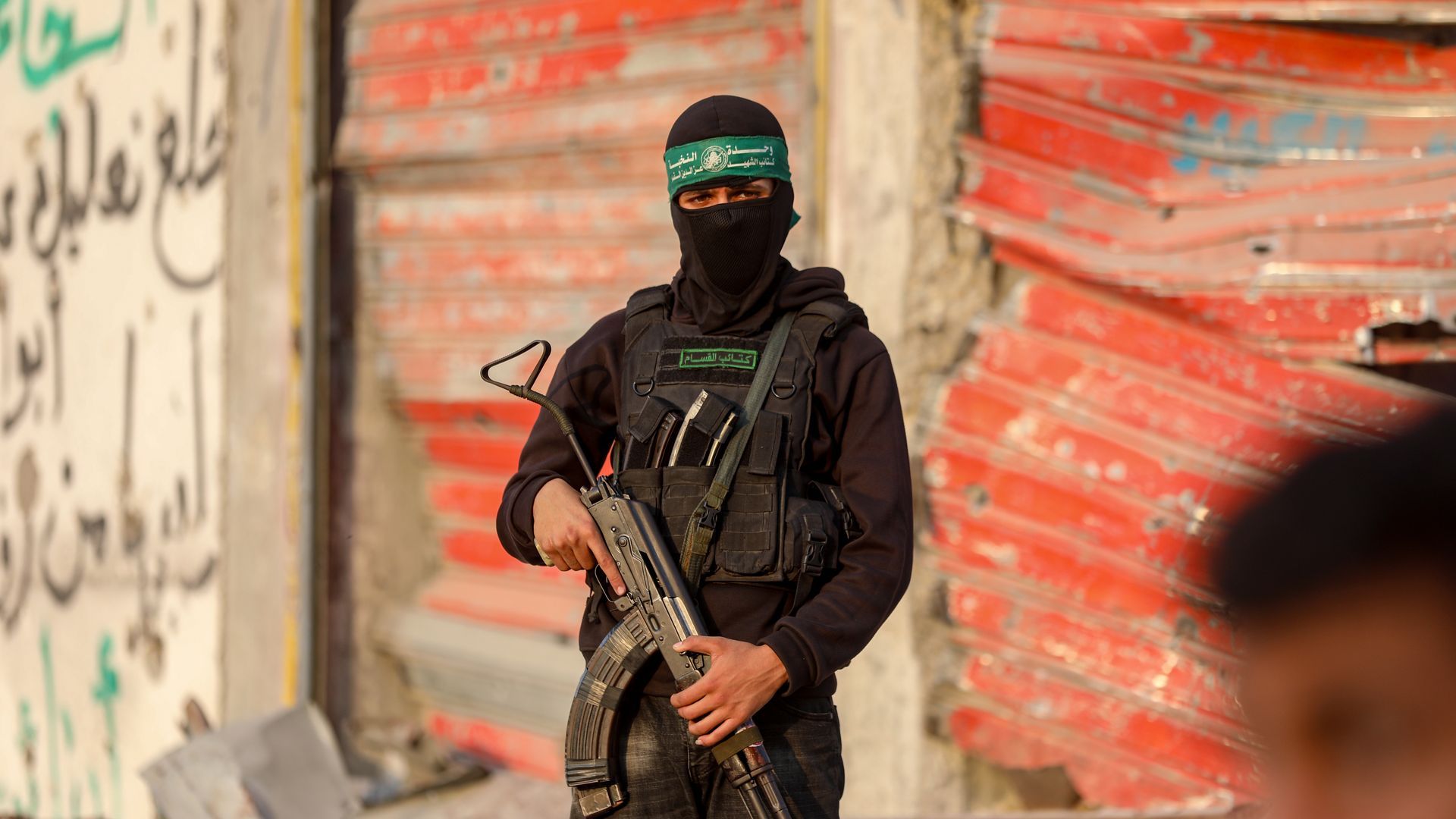 Imagen de archivo de un militante de Hamás