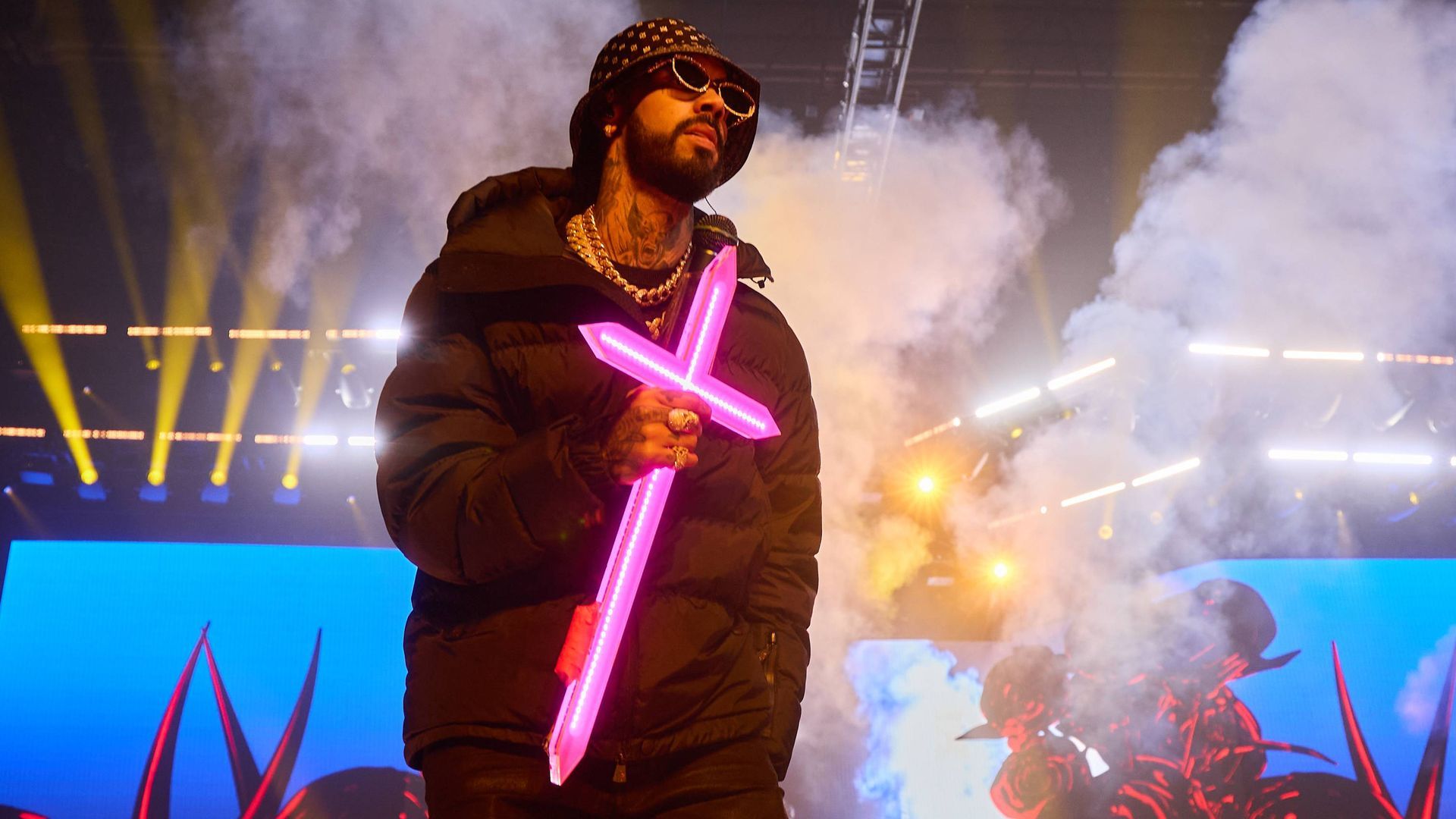 Anuel AA, en un concierto en Navarra