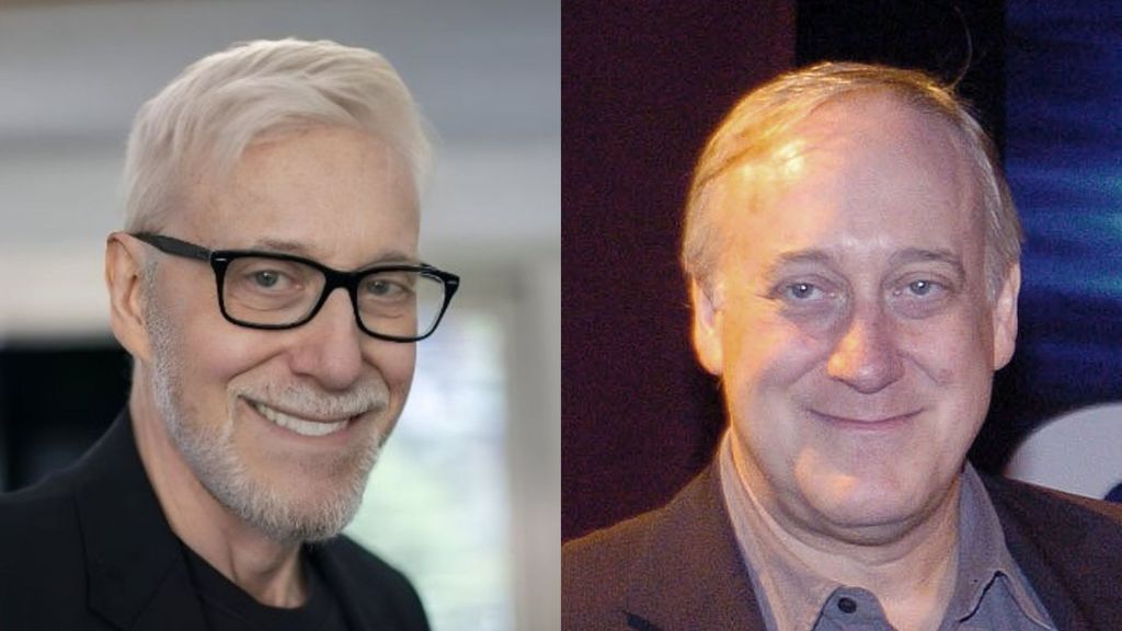 El cambio de imagen de Josep María Mainat a sus 79 años. A la derecha, una foto más antigua de archivo del productor