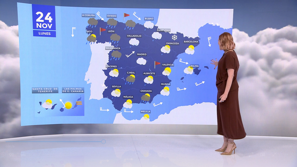 Jornada muy complicada, marcada por la lluvia y el viento: 13 comunidades en alerta amarilla este lunes