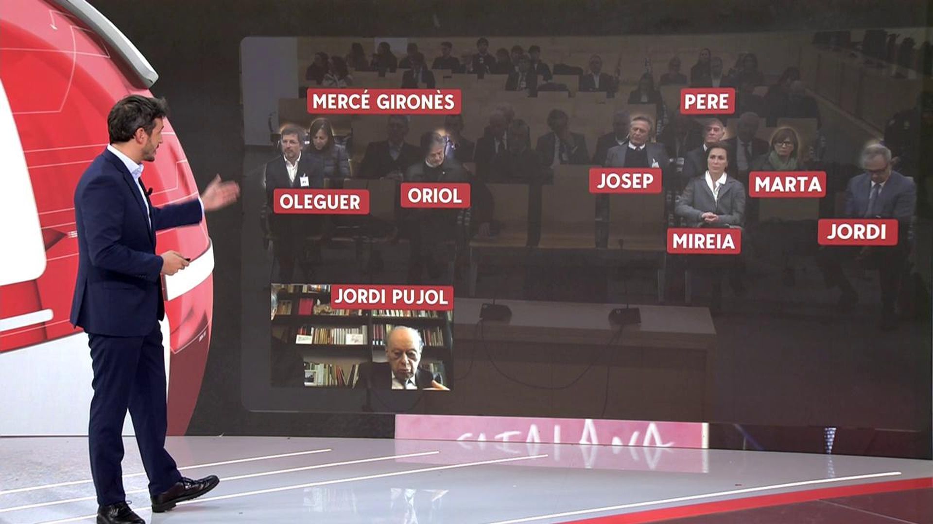 Juicio a Jordi Pujol y su familia: la imagen de todo un clan imputado Juicio a Jordi Pujol y su familia: la imagen de todo un clan imputado