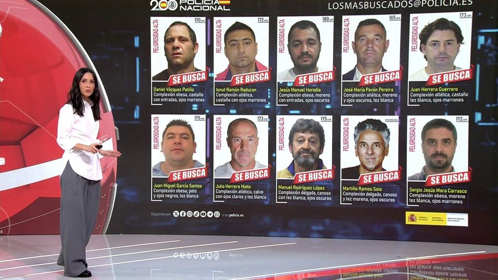 La policía usa la IA para 'cazar' a los diez fugitivos más buscados de España