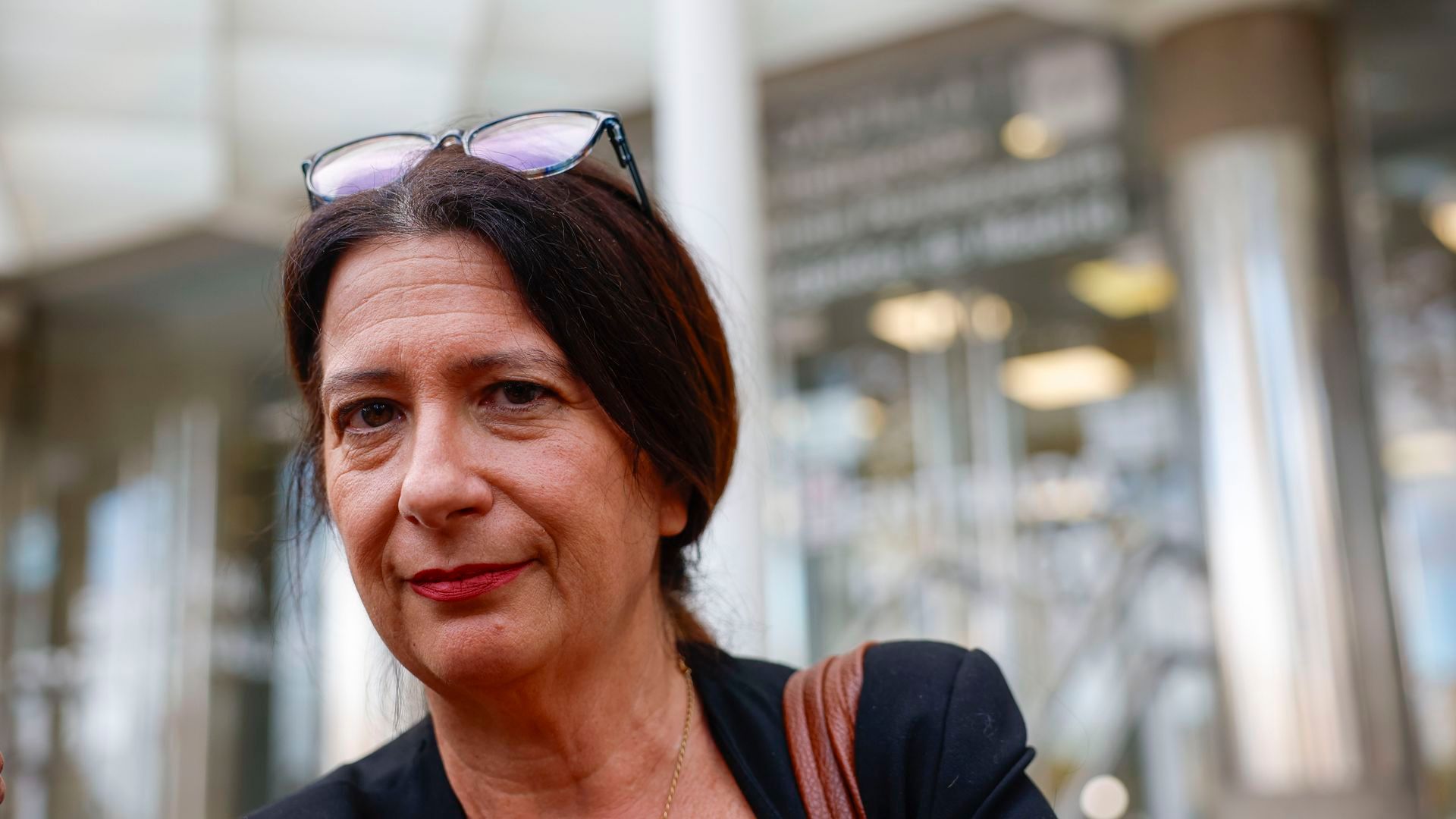 Leire Díez, exmilitante del PSOE, a las puertas de los Juzgados de Plaza de Castilla Leire Díez, exmilitante del PSOE, a las puertas de los Juzgados de Plaza de Castilla
