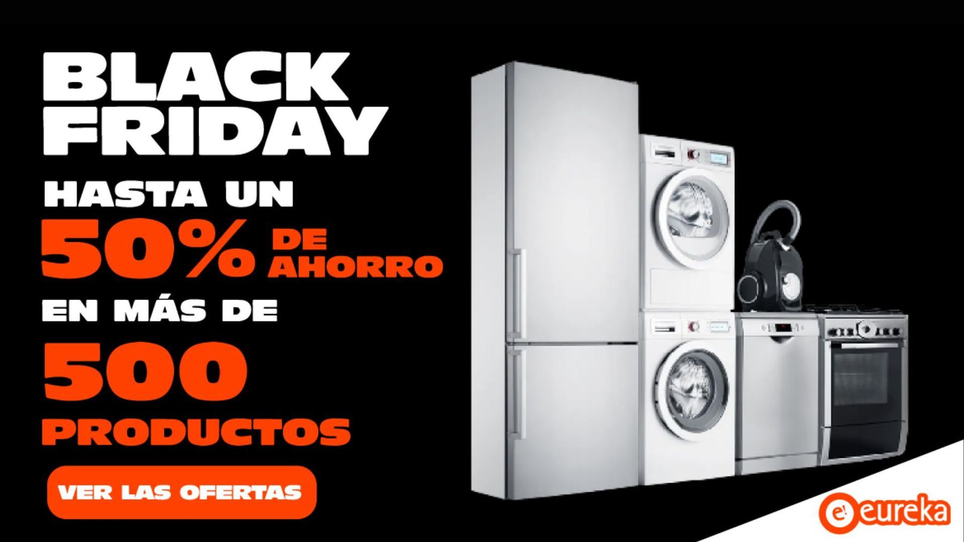 Los 10 chollazos del Black Friday de Eureka Electrodomésticos que lo están petando