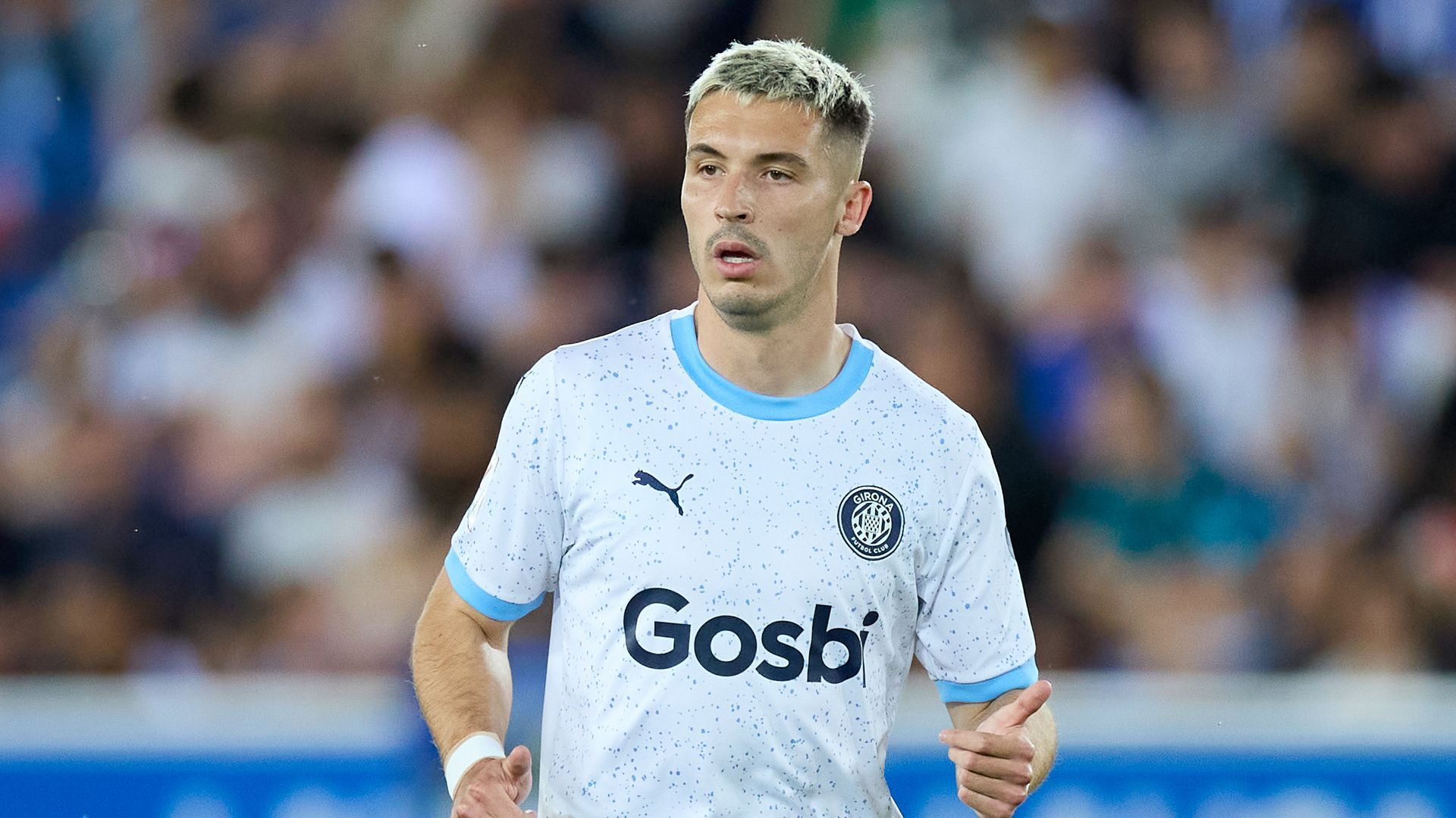 Valery Fernández, en su etapa en el Girona FC