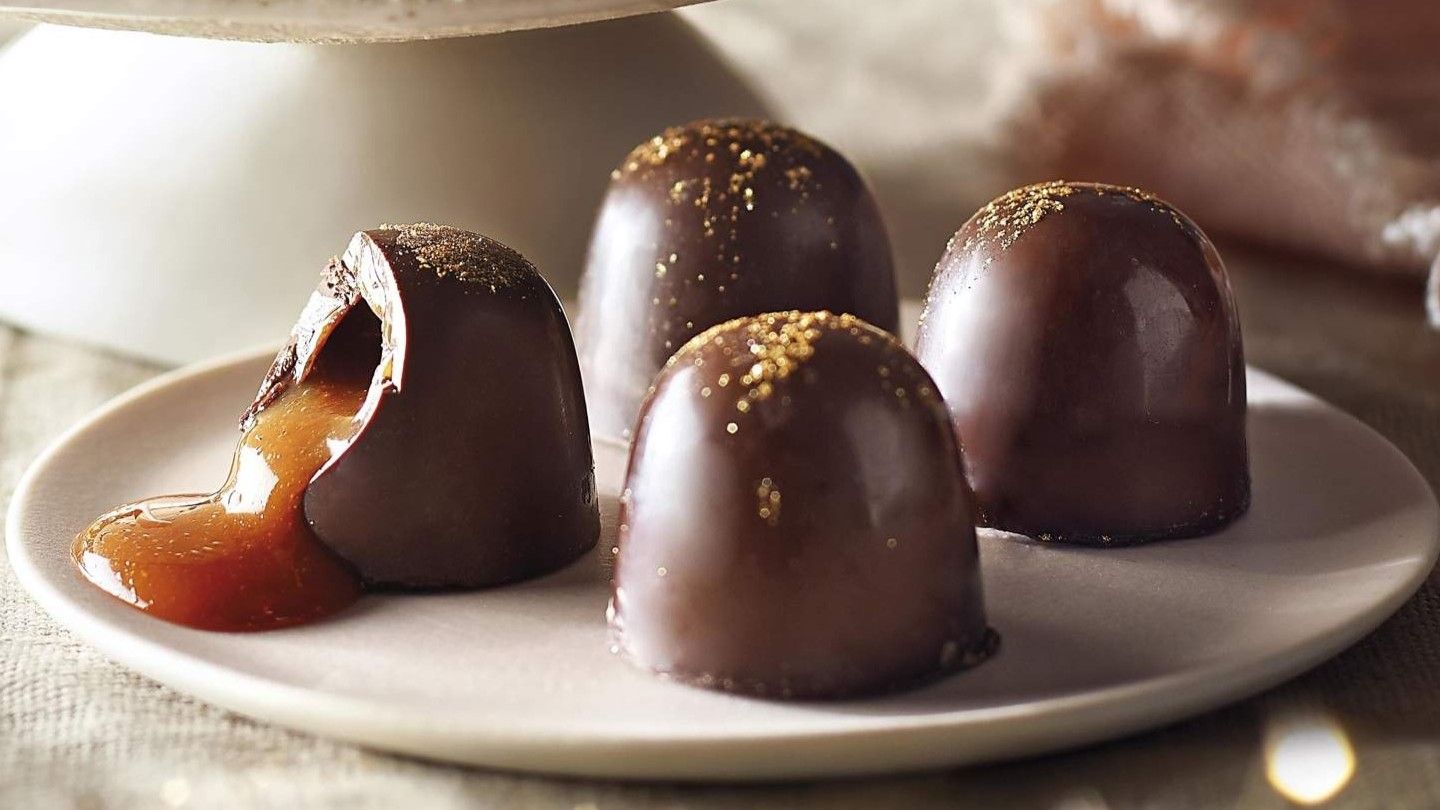 Bombones rellenos de caramelo. FUENTE: El Mueble