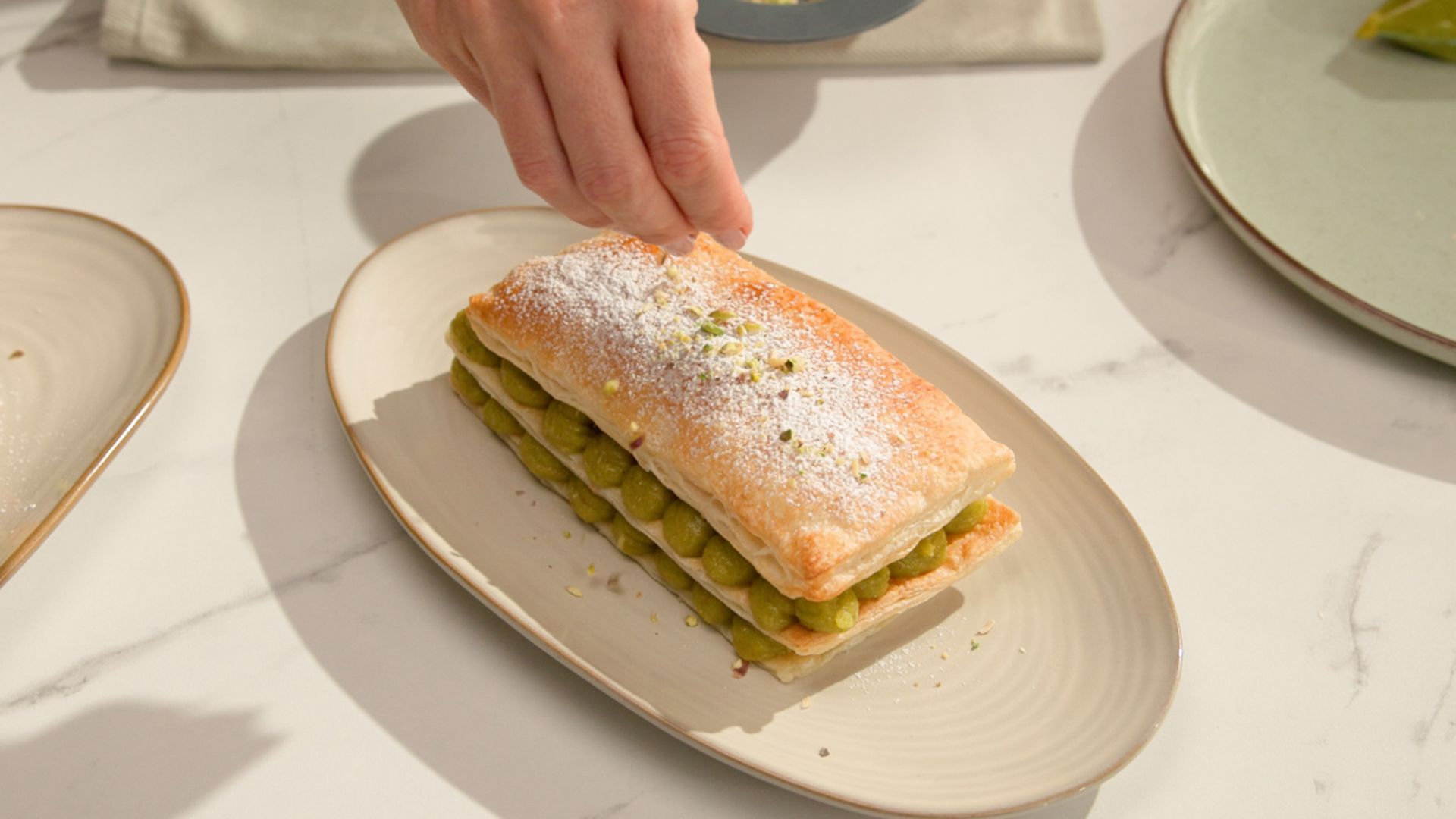 Culmina con una pizca de azúcar glas