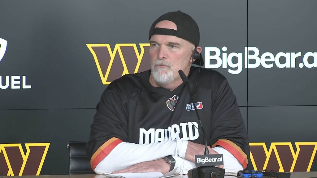 El guiño de Dan Quinn, entrenador de los Commanders, a los Madrid Bravos y al Real Madrid en rueda de prensa