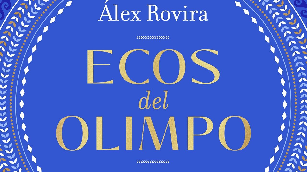 Detalle de la portada de Ecos del Olimpo