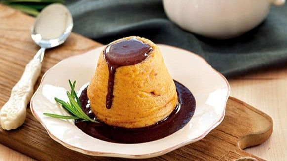 Flan de turrón. FUENTE: El Mueble