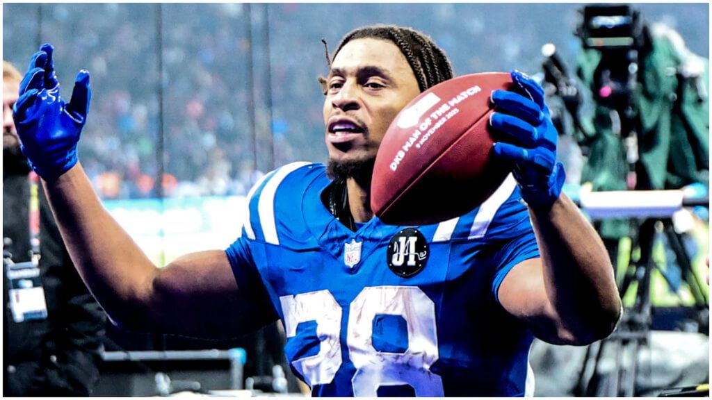 La carrera de 83 yardas de Jonathan Taylor deja la mejor jugada de la victoria de los Colts ante los Falcons