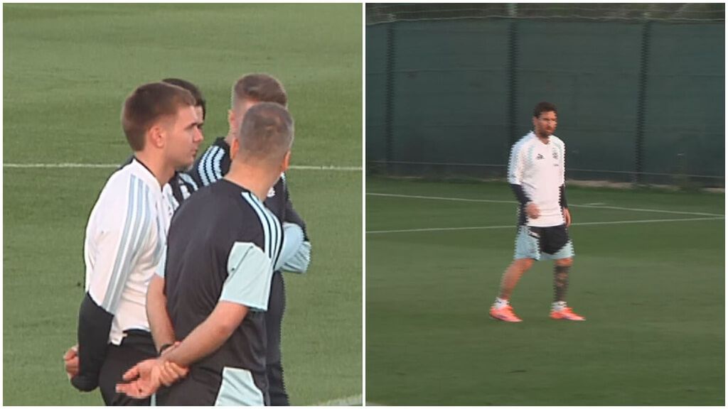 Franco Mastantuono, pendiente de la selección argentina y Leo Messi pese a su pubalgia