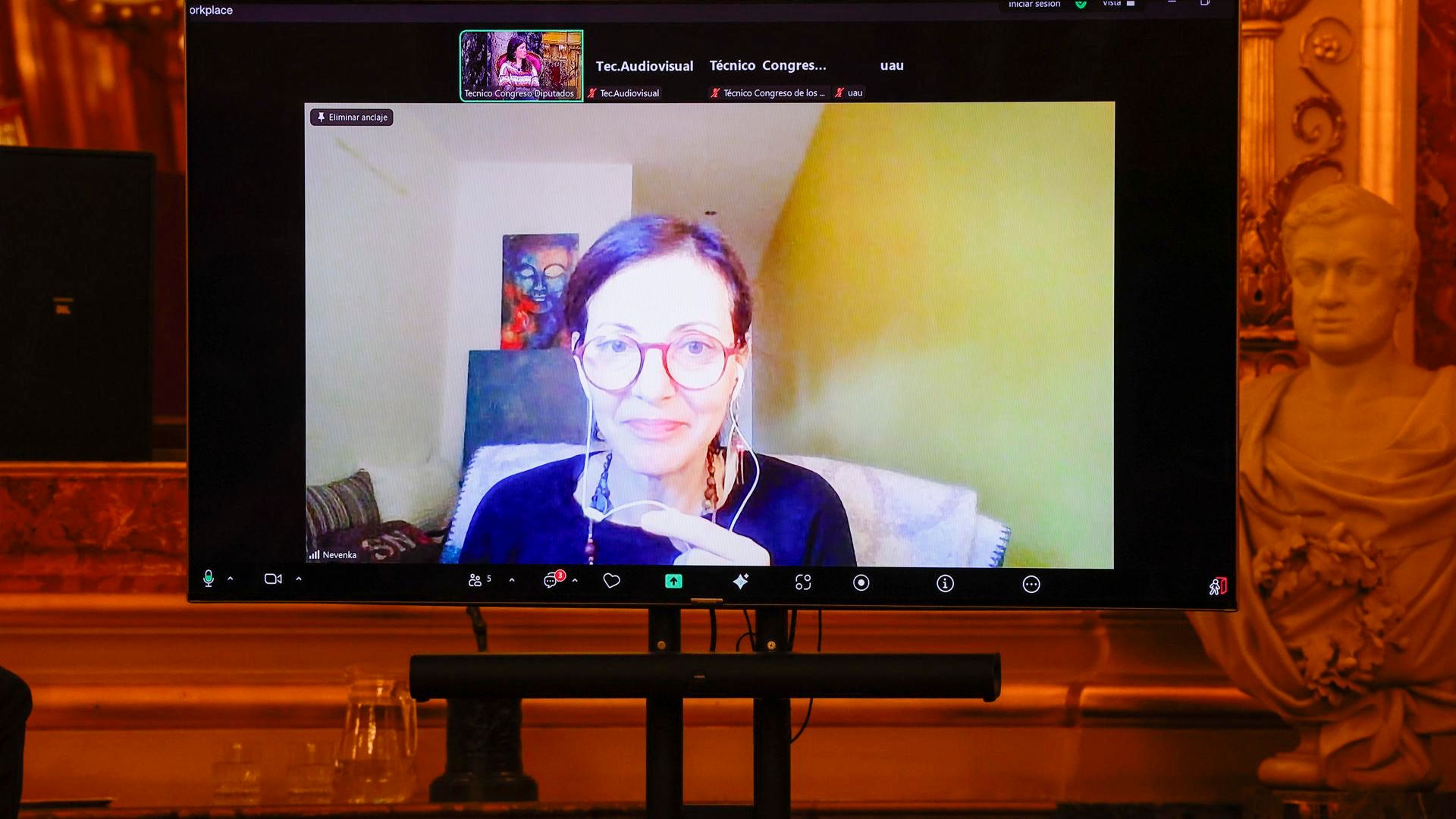 Intervención por videoconferencia de Nevenka Fernández en el acto celebrado con motivo del 25N, Día Internacional de la Eliminación de la Violencia contra la Mujer,