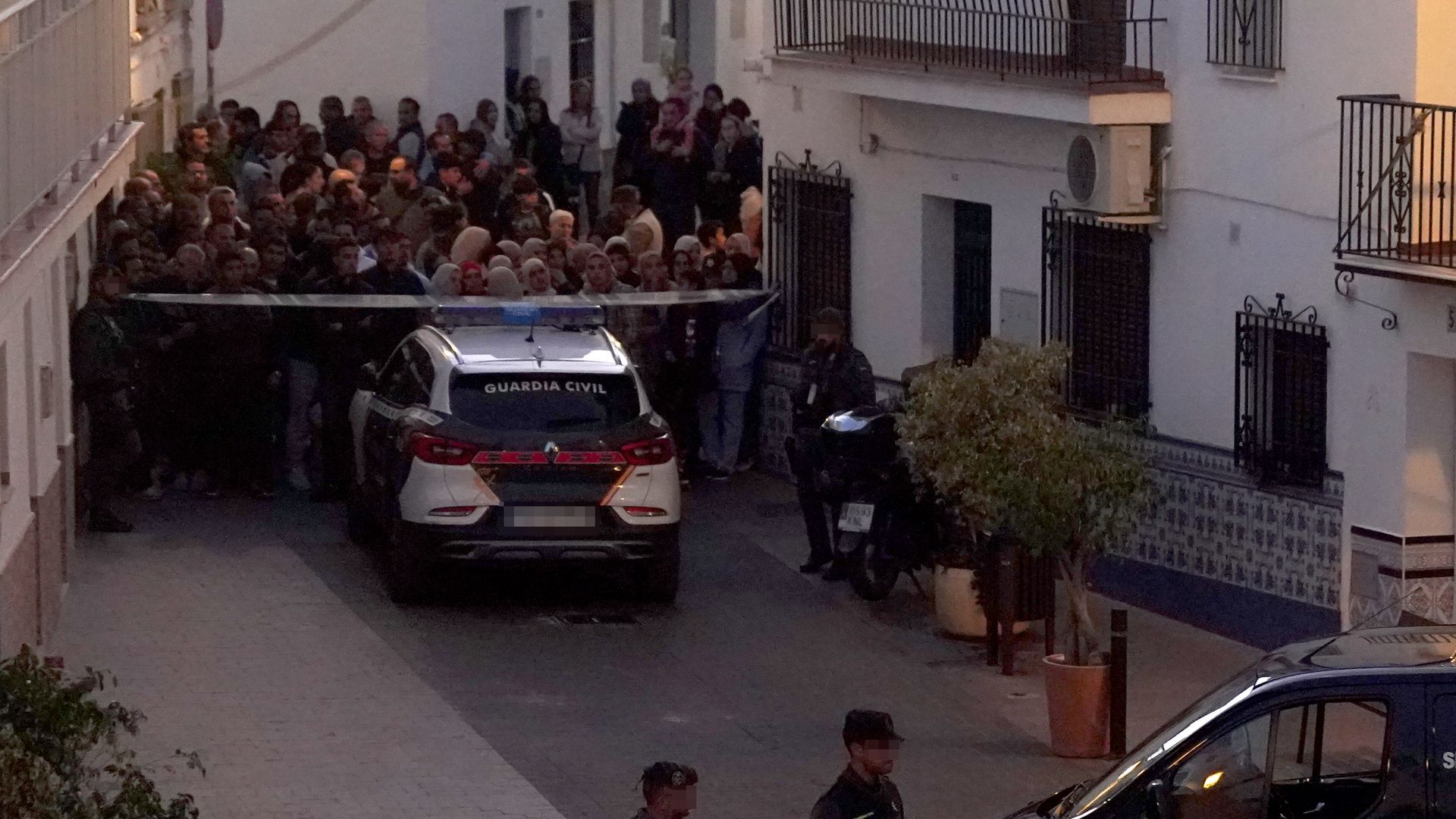 La casa de la familia fallecida en Torrox