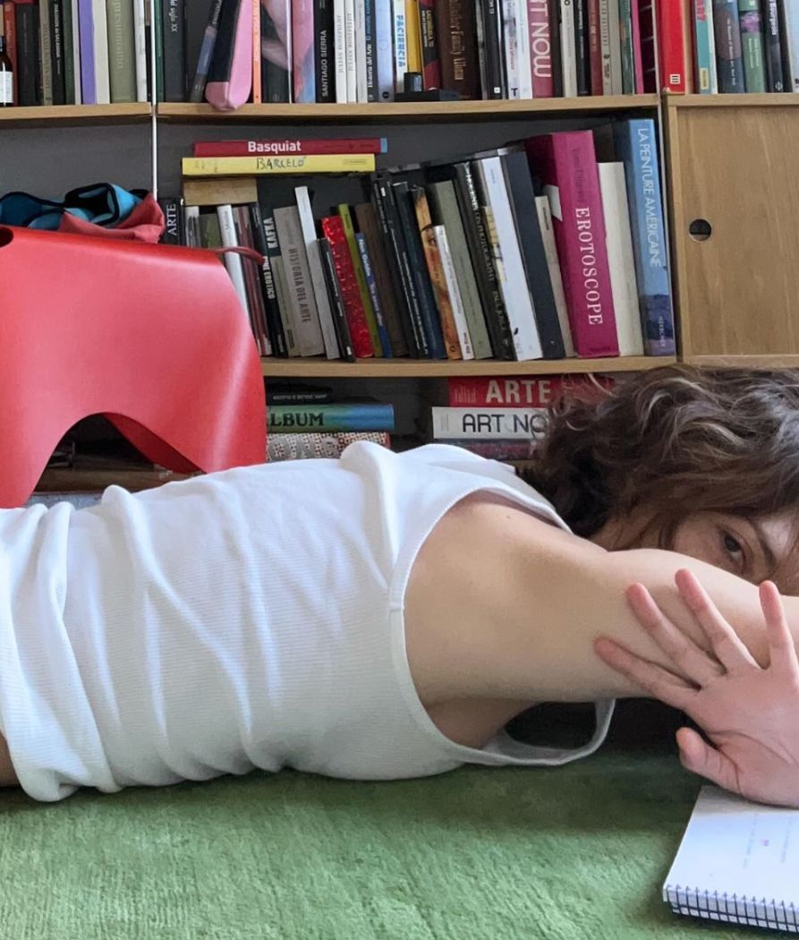 La estantería del salón de Bárbara Lennie