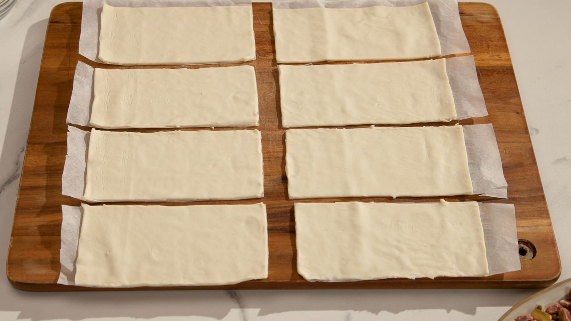 Láminas de hojaldre