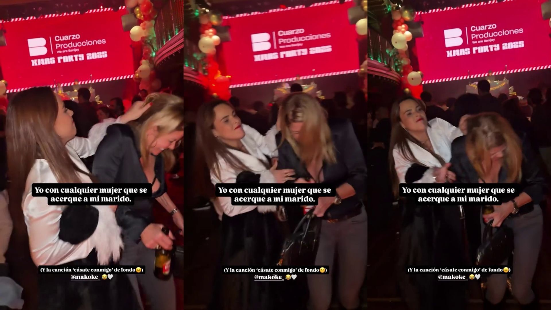 Marta Peñate, 'cogiendo de los pelos' a Makoke tras su conversación con Tony Spina