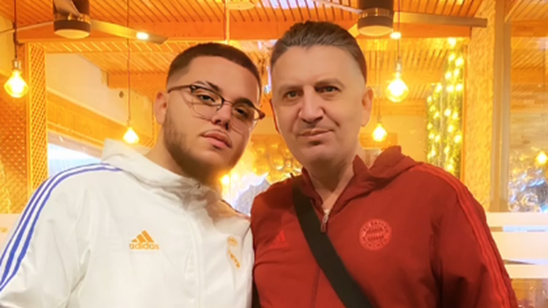 Miguel Ángel Cabrera junto a su hijo Rafa, que falleció a los 18 años