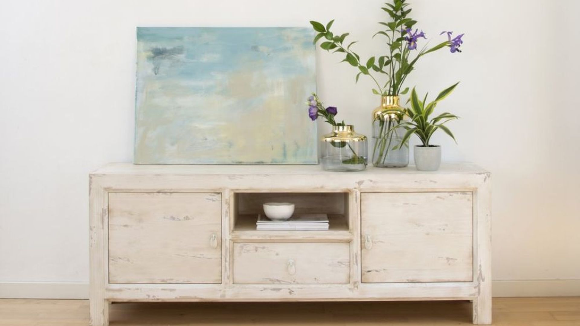 Mueble de TV de madera maciza Soho de Banak