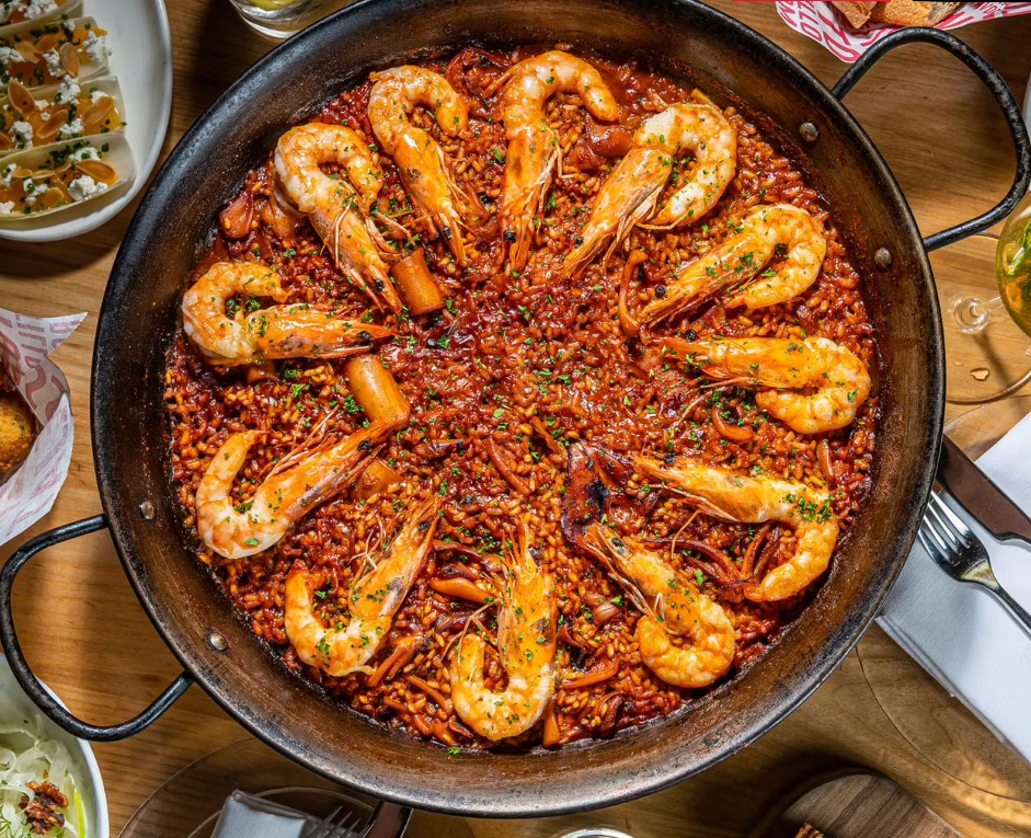 Paella del restaurante Jaleo, del chef José Andrés