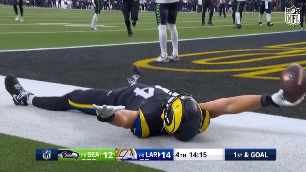 El touchdown vengativo de Parkinson ante su exequipo con triunfo para los Rams