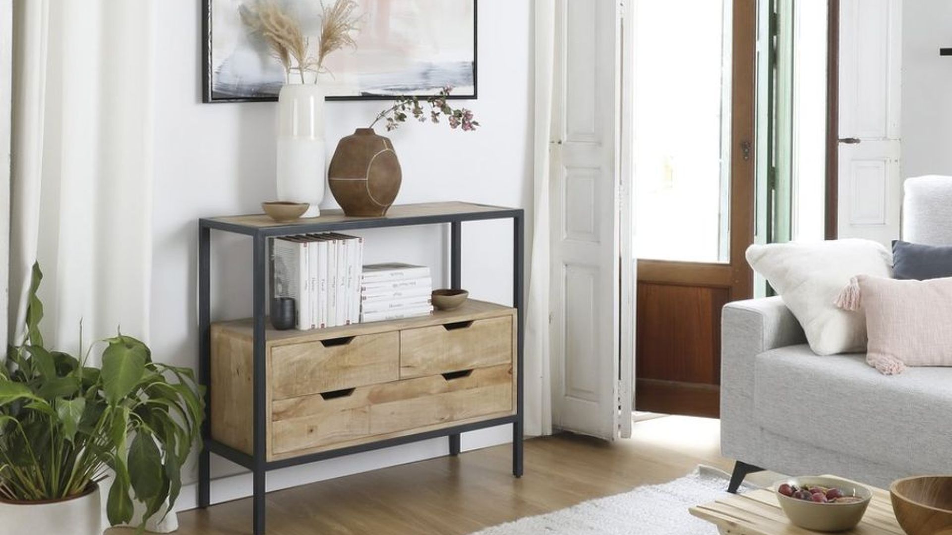 Recibidor de madera maciza Boston de Banak