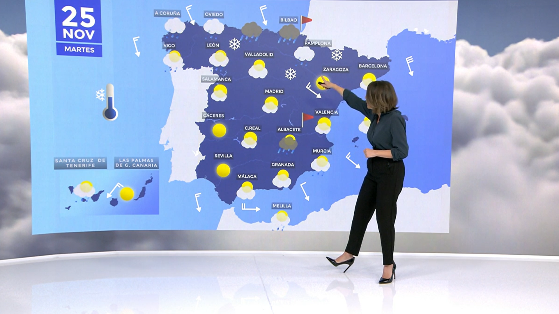 Una ola de frio polar se instala en España con heladas y nieve en estas zonas