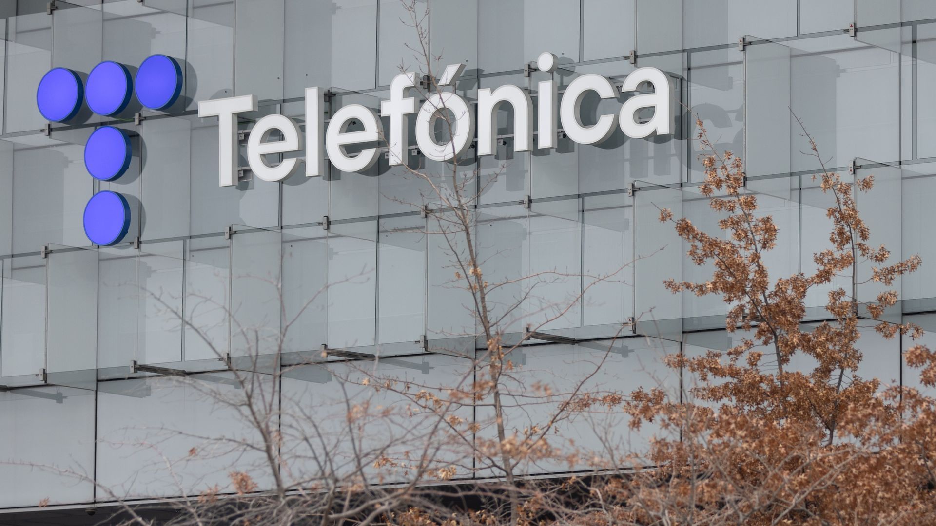 Vista de la sede de Telefónica en Madrid