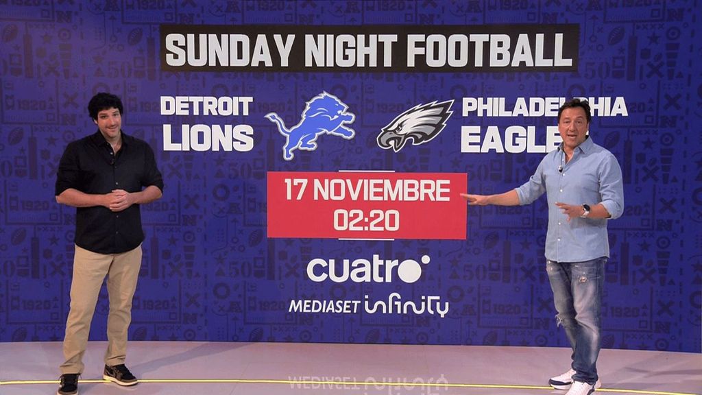 Philadelphia Eagles - Detroit Lions NFL: horario y dónde