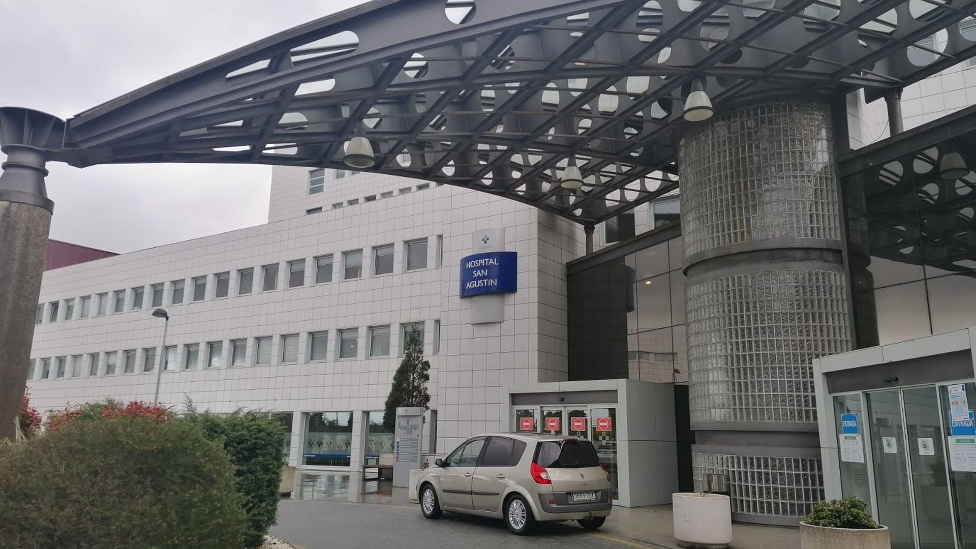 Accesos al Hospital San Agustín de Avilés, Asturias