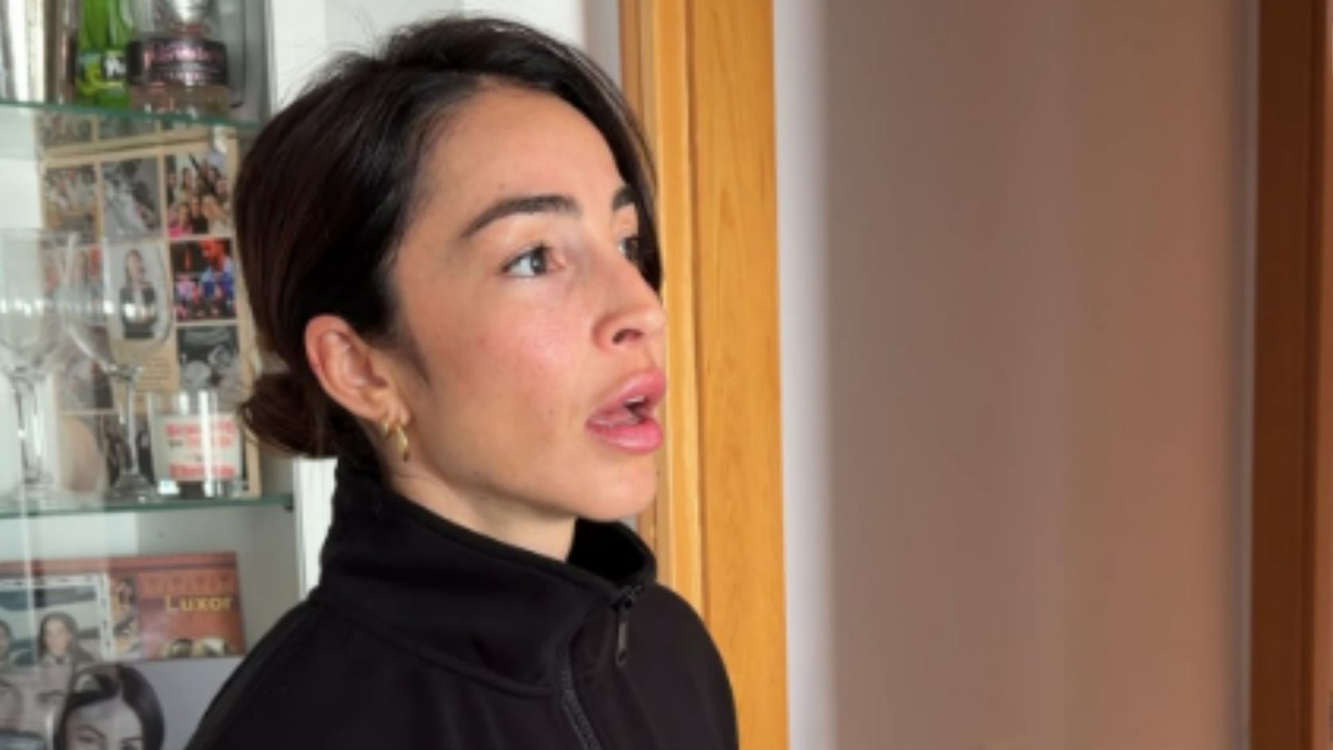 Ana López sorprendida