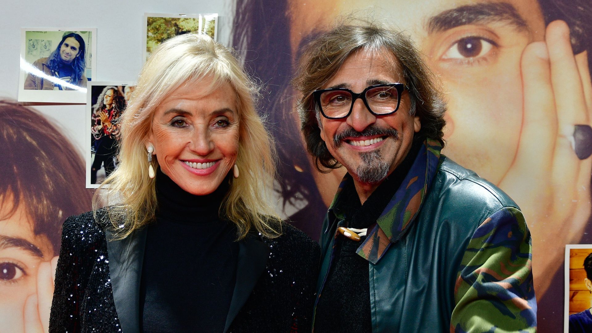 Antonio Carmona y Mariola Orellana en el estreno de 'Flores para Antonio'