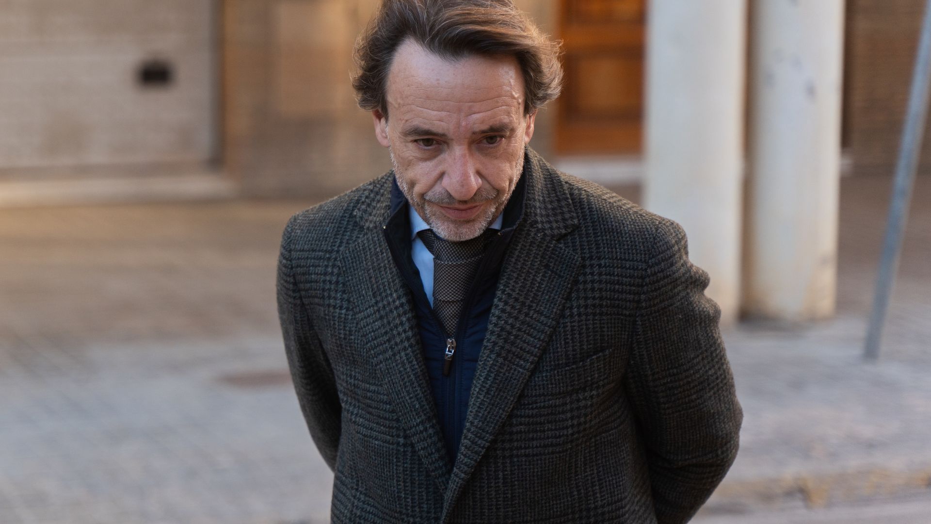 El jefe de gabinete de Mazón, José Manuel Cuenca, a su llegada a los juzgados de Catarroja, Valencia